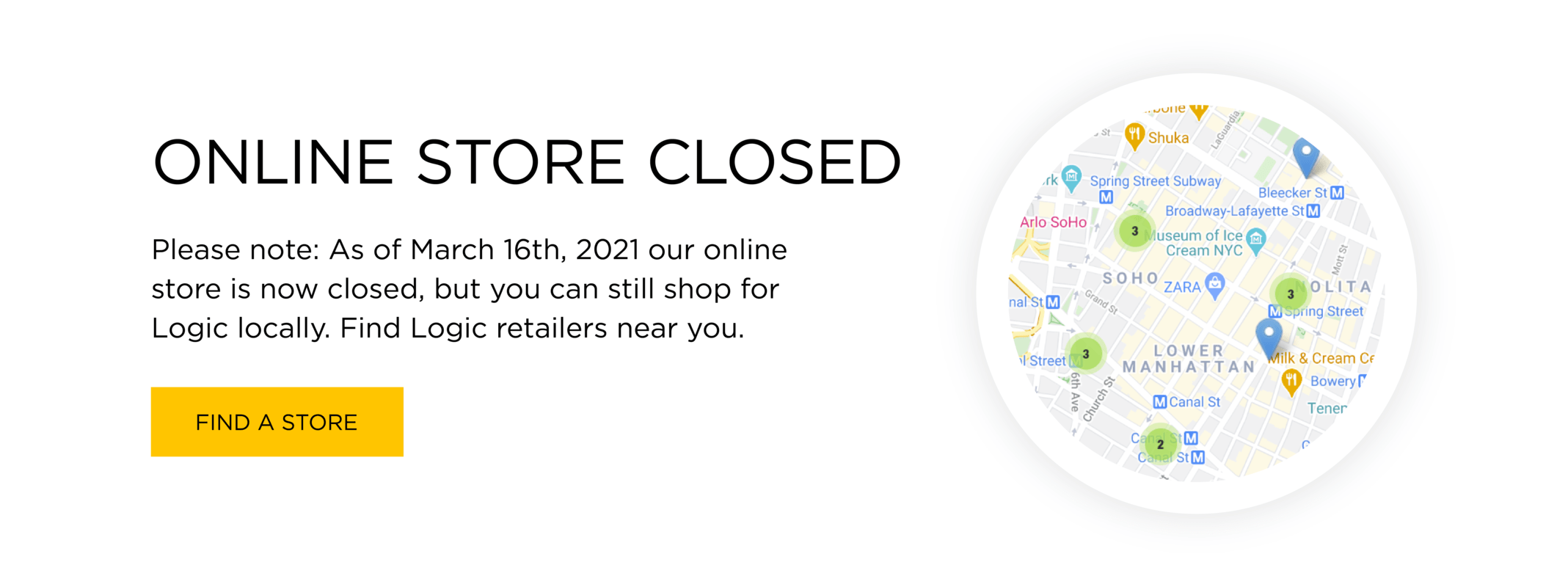 Logic Vapes Online Store Closed as of March 16, 2021